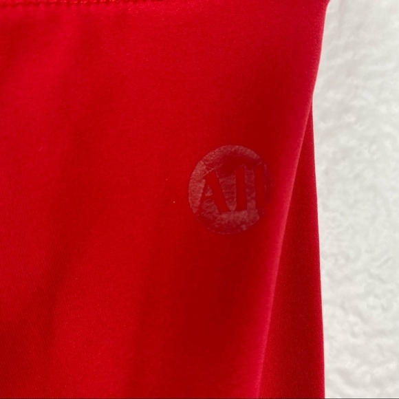 ALL ACCESS Red and Pink Leggings with Tulip Hem XS - Picture 7 of 8